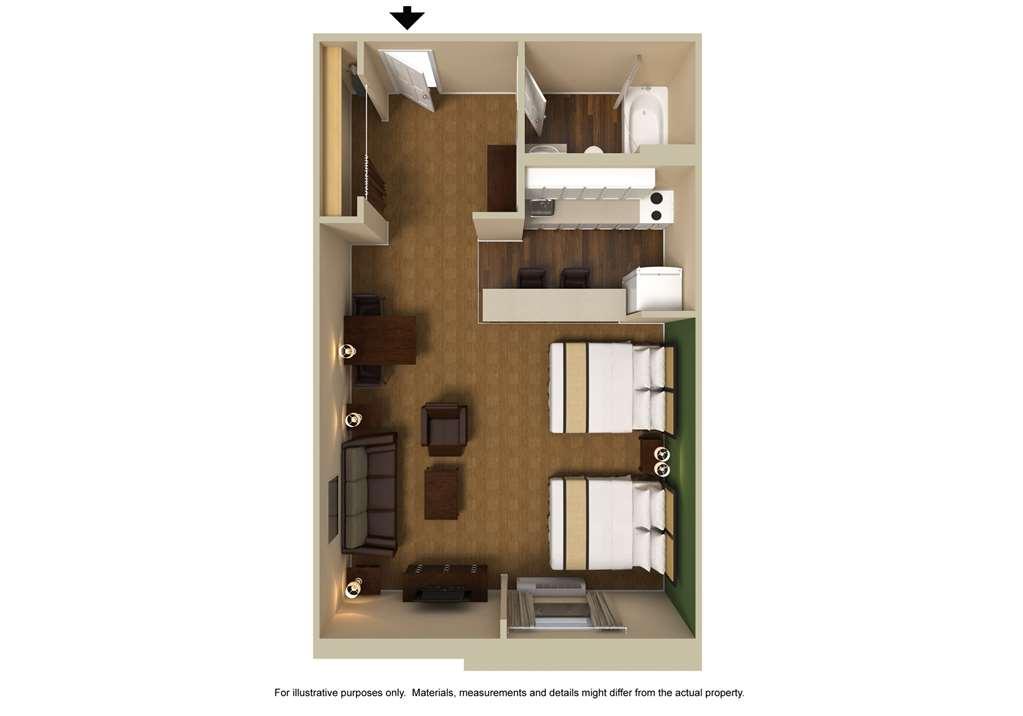 Extended Stay America Select Suites - Memphis - Cordova Chambre photo